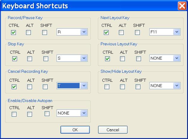 camstudio hotkeys